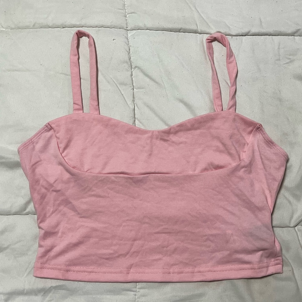 SHIEN PINK CROP TOP